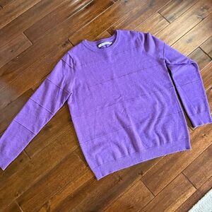 Stitches & Stripes Purple Crew Neck Sweater